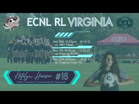 Video of ECNL RL Virginia Highlights