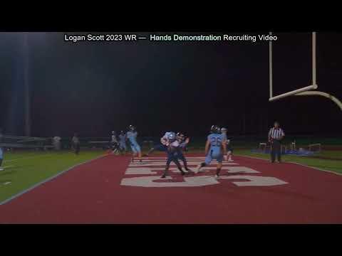 Video of Logan Scott 2023 WR (South Florida) - Hands Demonstration Video