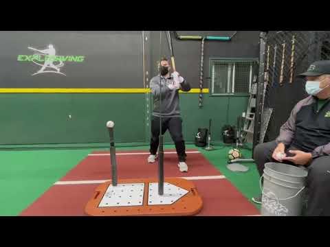 Video of Working on Hitting Mechanics