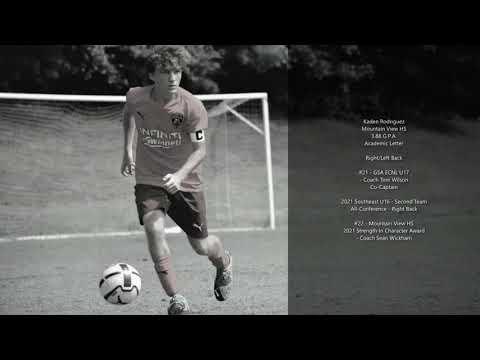 Video of Kaden Rodriguez GSA ECNL BU17