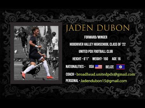Video of Jaden Dubon State cup/ USL Academy/ Farwest Regional highlights