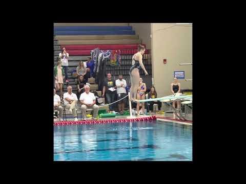 Video of Trista Thompson 2021 State Diving Meet