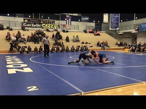 Video of Taci Tapia Carbon Blue vs Duchesne 126lbs