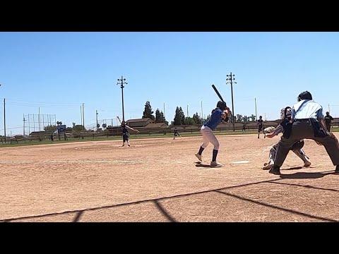 Video of Danielle Amendola (2025) May 2021 pitching and defense to end the game