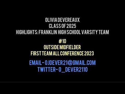 Video of Olivia Devereaux Class of 25 Highlights 