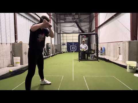 Video of Batting Lesson (Timing & Ball placement)