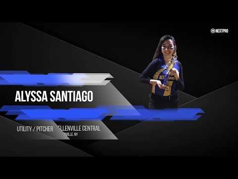 Video of Alyssa Santiago Headfirst Softball Northeast 1 2019