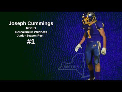Video of Joseph Cummings #1 RB/LB (Class of 2021) Gouverneur Wildcats (Section X)