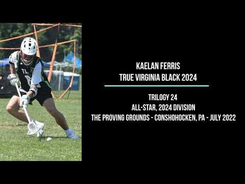 Video of Kaelan Ferris, True Virginia Black ~ All-Star LSM, 2024 Division