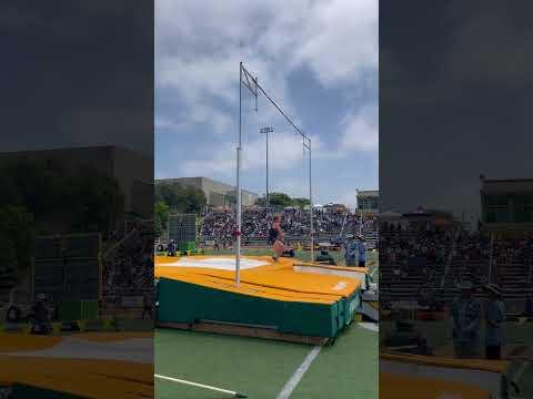 Video of 16’0’’ PR 5-21-23 CIFSS Masters Meet on a 15’7’’ 165 pole 8 step