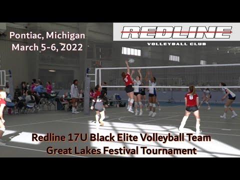 Video of #16 - GOLD BRACKET PLAY - Redline 17U Black Elite Volleyball vs Monsters, Great Lakes Festival