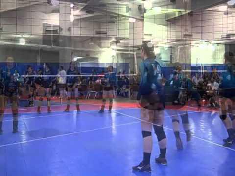 Video of Molly Kitchen travel volleyball highlghts Feb 2014