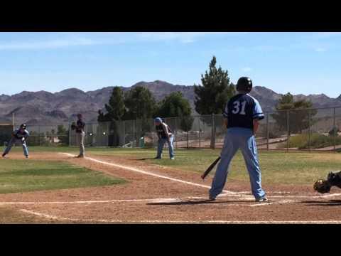 Video of RBI Double against Boulder City HS 3-14-15