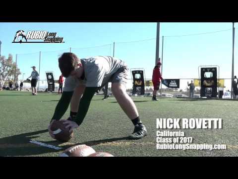 Video of Nick Rovetti Long Snapper Highlights Vegas XXIX 1-15-17  