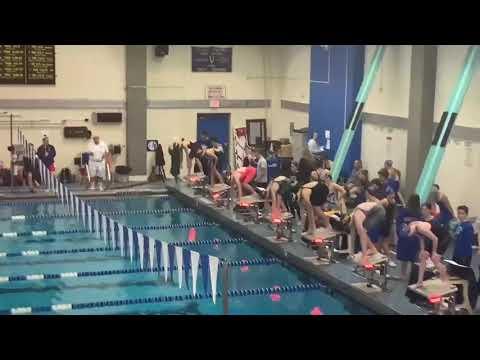 Video of 200 Free Lane 4 (Lane 1 top of screen)