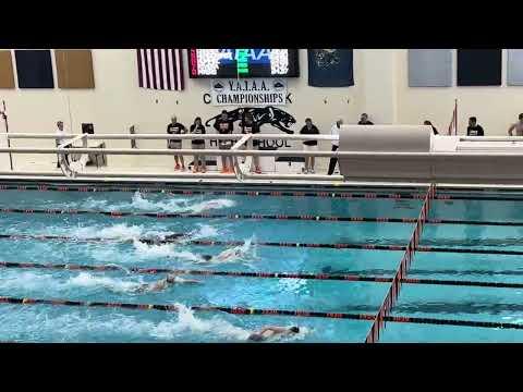 Video of 100 yard freestyle, lane 8 (farthest lane)