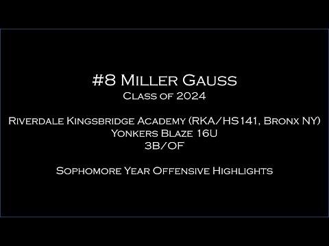Video of Sophomore Year Offensive Highlights - Skills video to come shortly.