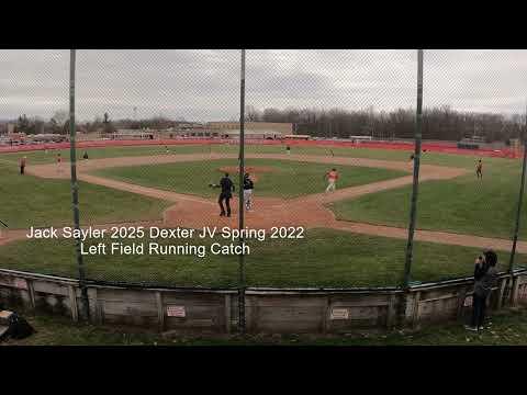 Video of Jack Sayler2025 Left Field Catch JV Spring 2022