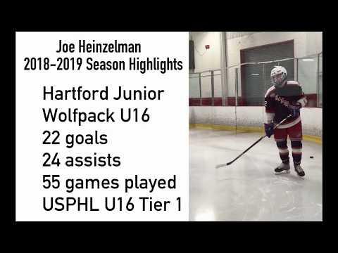 Video of Joe Heinzelman Hockey Highlights 2018-2019 season