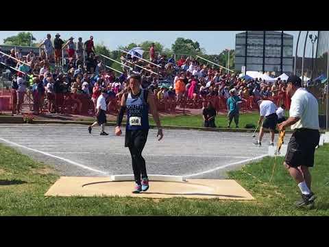 Video of Shot Put 44'1.25 PIAA Championships 5/26/18