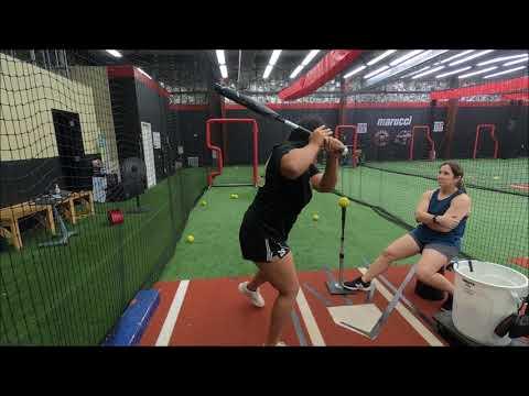 Video of Hitting Lesson - Short to ball and Balance