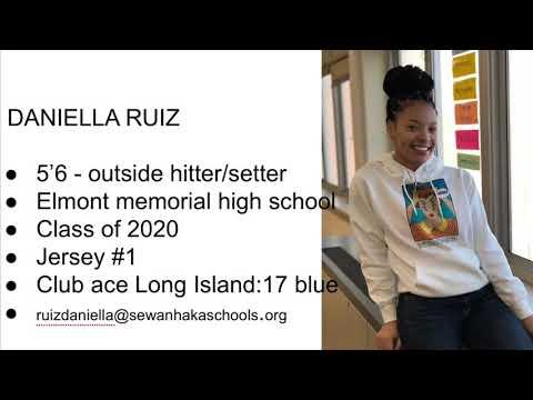 Video of Daniella Ruiz volleyball highlight #1