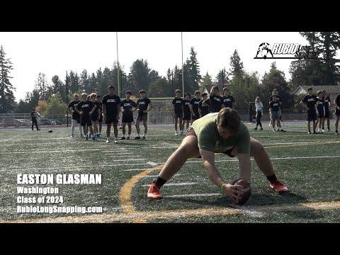 Video of Rubio Long Snapping 10/2022 Camp - Seattle, WA
