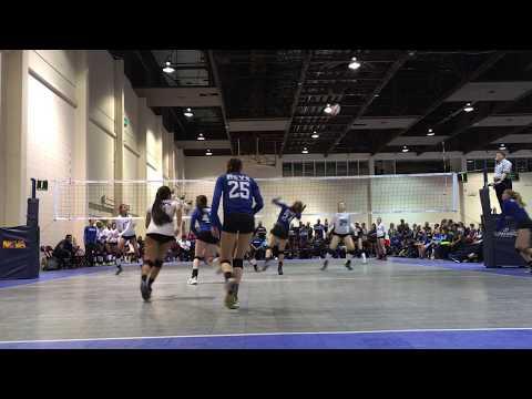 Video of Emma Nelson #8 RS (NCVC 14-1) vs Miz LB Rockstar 14 M