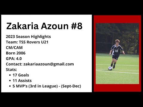 Video of Zakaria Azoun Official 2023 Highlights