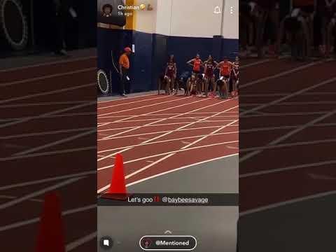 Video of 55m Dash Indoors| BLUE AND GOLD💙💛| 2020