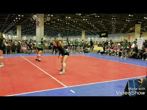 Video of Ashley fouts outside hitter 2020