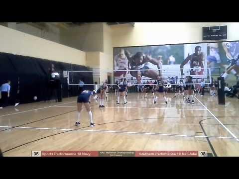 Video of Set 1 of Championship Game at AAUs 