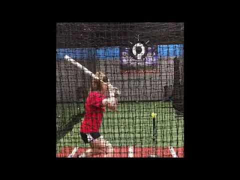 Video of Alex hitting practice..