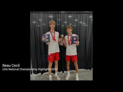 Video of Beau Cecil U17 Boys USA Volleyball National Championship Las Vegas, Nevada 2022 Highlights