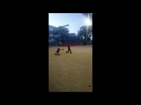 Video of Double Over the Center Fielder