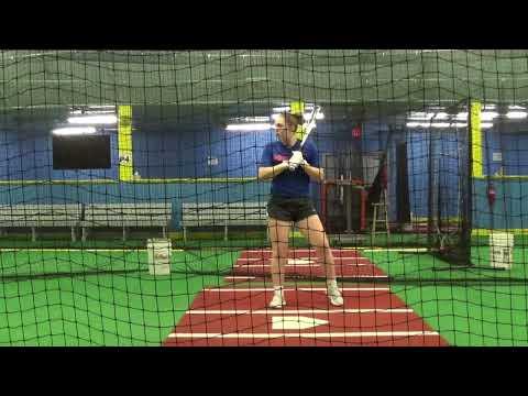 Video of Sydney Thompson hitting -Class of 2025