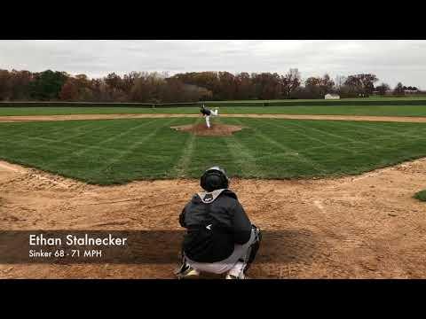 Video of Ethan Stalnecker Pitching Home Plate View November 2017