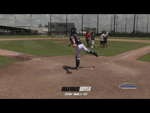 Video of Maximus Boyer C/OF/RHP