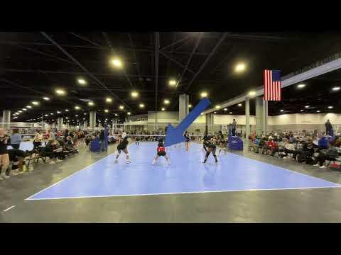 Video of *NEW* 033123_Kaiyana (Aya) Rawlins | 2024 | #9 | MDJRS EB17 Libero/ DS | 2023 Big South Qualifier | 3.5 GPA