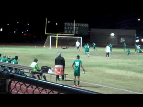 Video of Alex Juarez scoring first goal for BCHS in varsity