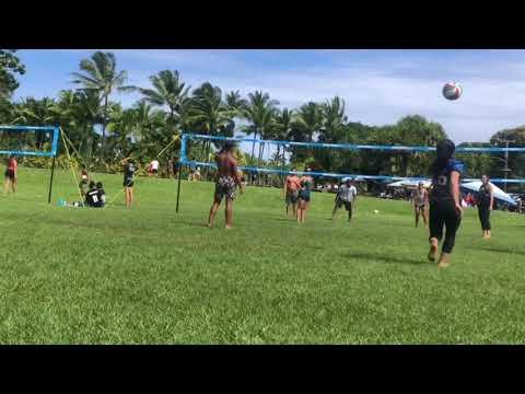 Video of Kaena Kekaualua Libero/Defensive Speicalist Highlight Video (4 vs 4 Grass VB Tournament)