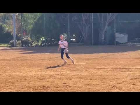 Video of Fielding Practice - Dalia Powell 2023