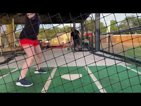Video of Batting Practice- behind view