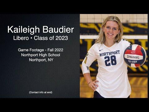 Video of Kaileigh Baudier • Libero • Class of 2023