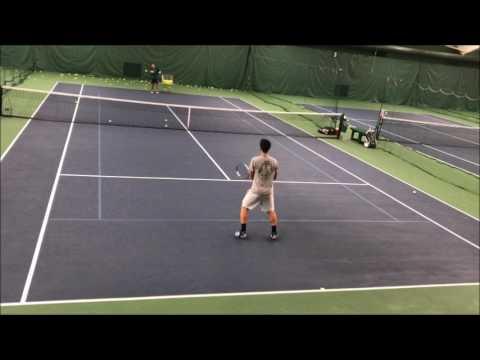 Video of College Tennis Recruit Video #1-David Sung 