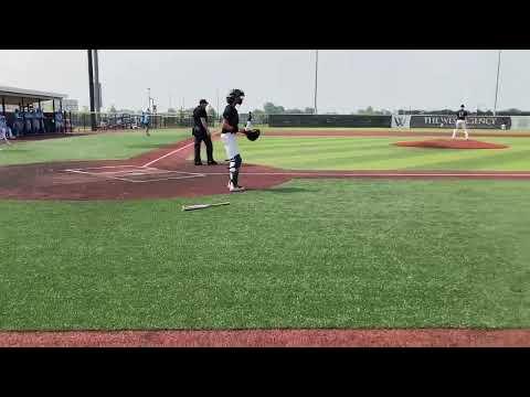 Video of Triple to centerfield in Midwest Prospect League-June 2023