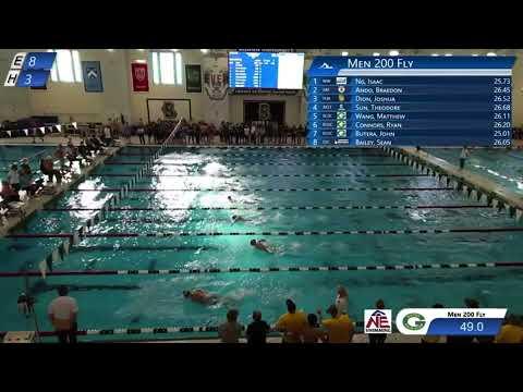 Video of New England Seniors 2021 Lane 6 200Fly