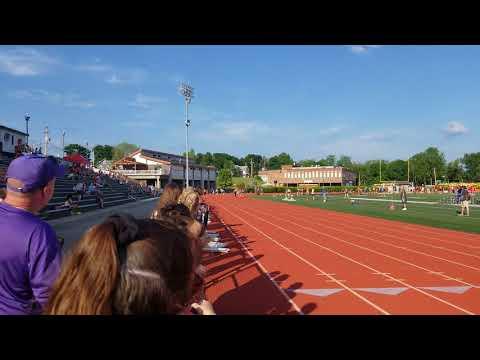 Video of Milla running state qualifiers 200m