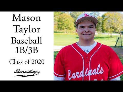 Video of Mason Taylor Baseball | 1B 3B | Class of 2020