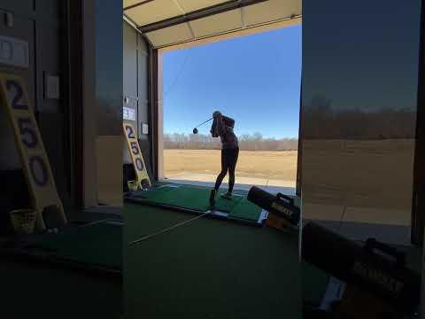 Video of Driver w/Trackman Stats